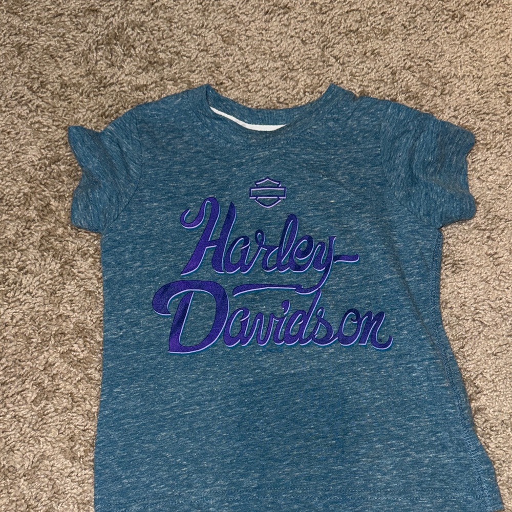 Harley-Davidson toddler Heather Blue Tee